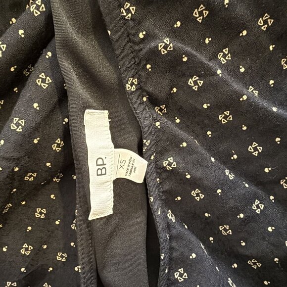 BP Black Printed Mini Skirt - Picture 3 of 4